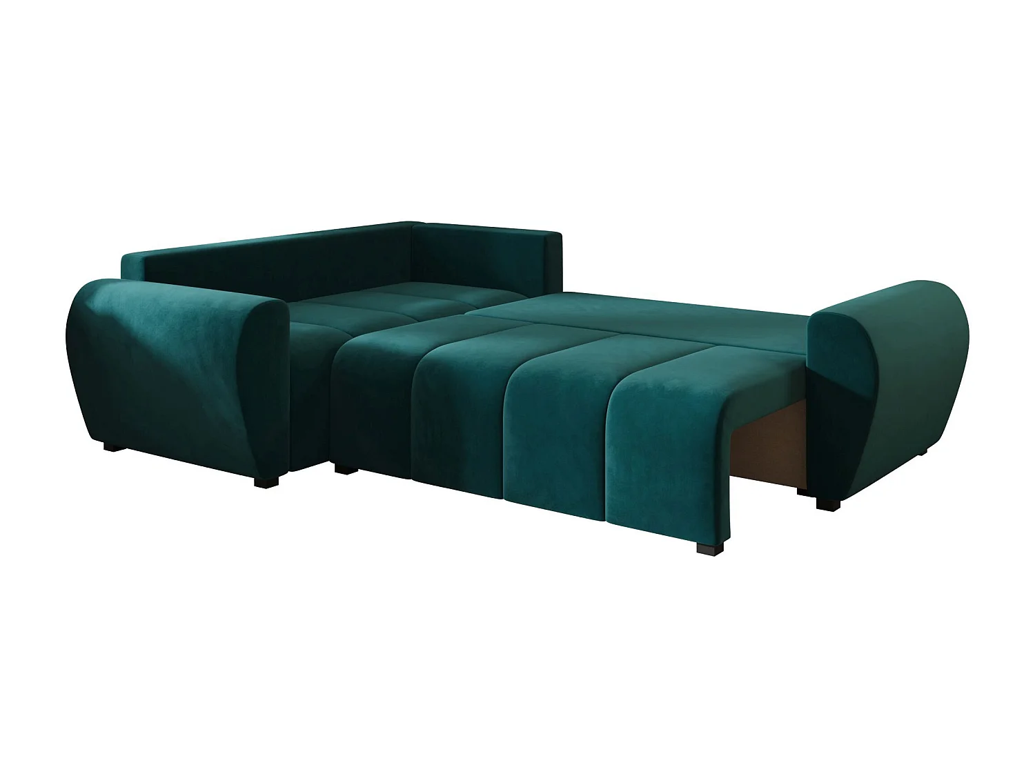 BEDANTE canapé d’angle MOLISA L PLUS Itaka 39 gauche turquoise avec fonction de couchage canapé en forme de L