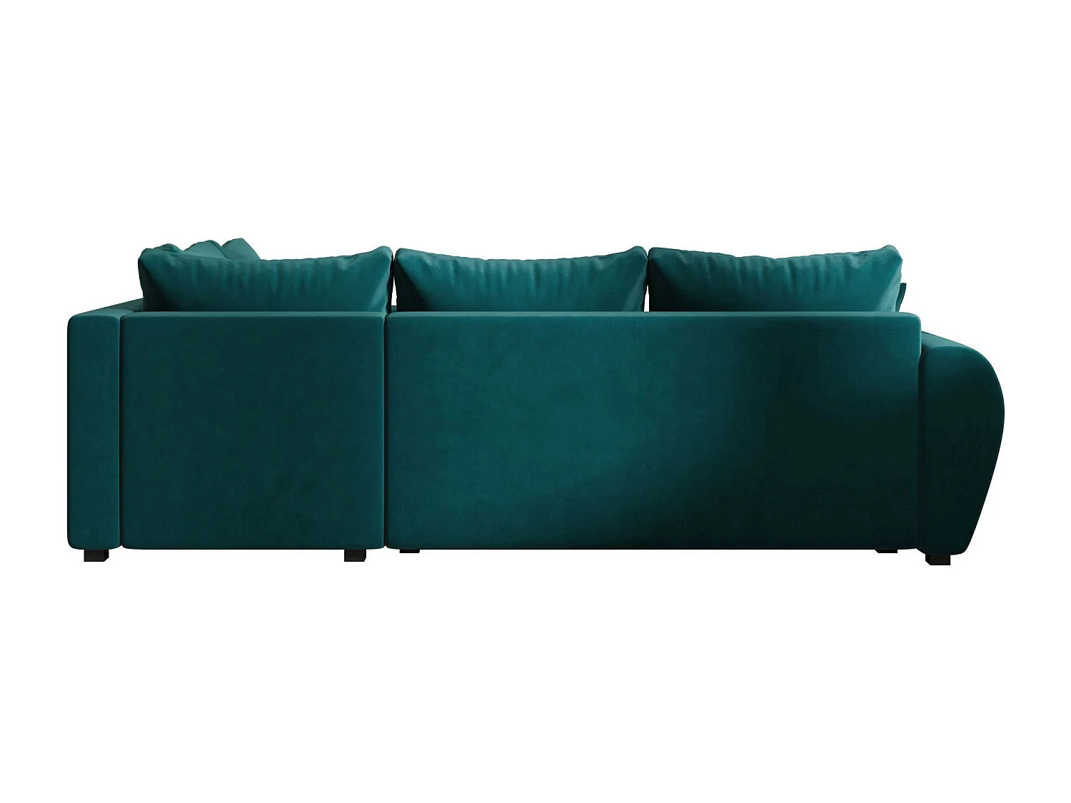 BEDANTE canapé d’angle MOLISA L PLUS Itaka 39 droit turquoise avec fonction de couchage canapé en forme de L