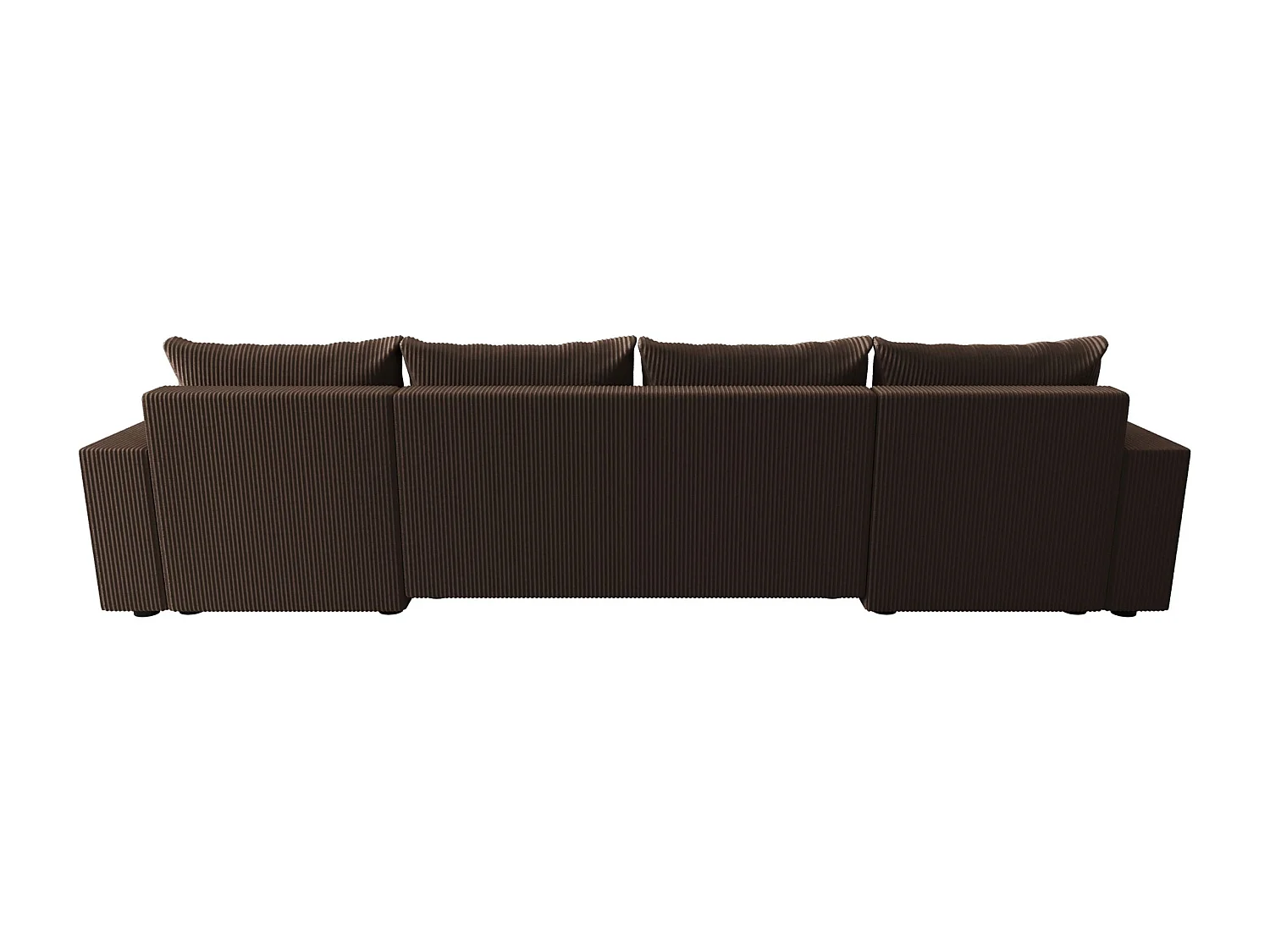 BEDANTE WOHNLANDSCHAFT HEWLET U BIS Zoom 5 Braun mit Schlaffunktion U-Form Sofa mit Stauraum Bettkasten Wohnzimmersofa Couch Sofa Bettsofa Bettkasten Bettcouch