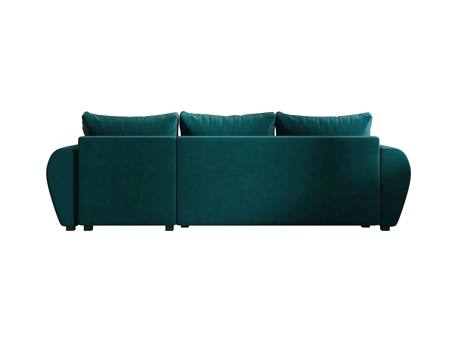 BEDANTE canapé d'angle MOLISA L Itaka 39 droite Türkis avec fonction de couchage canapé en forme de L