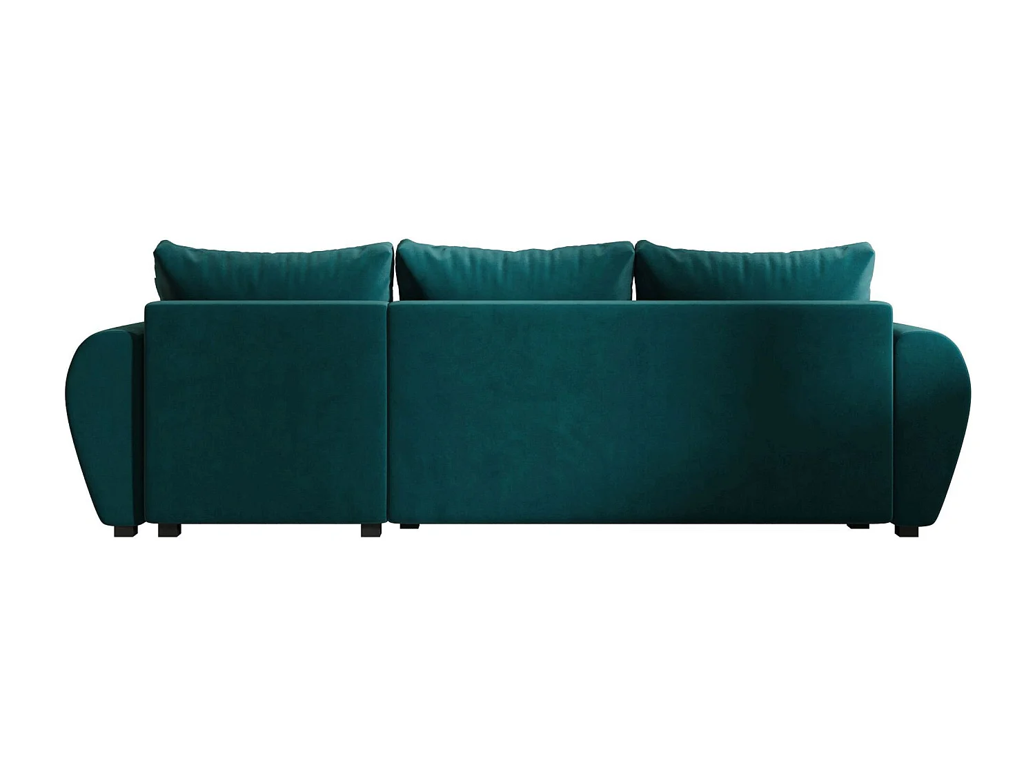 BEDANTE canapé d'angle MOLISA L Itaka 39 droite Türkis avec fonction de couchage canapé en forme de L