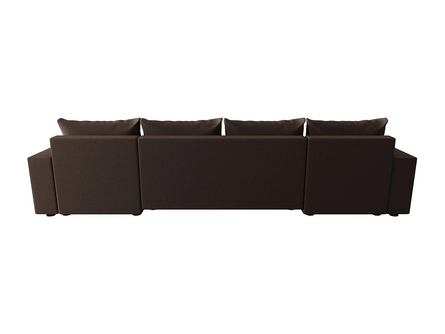 BEDANTE WOHNLANDSCHAFT HEWLET U BIS Cosmic 800 Braun mit Schlaffunktion U-Form Sofa mit Stauraum Bettkasten Wohnzimmersofa Couch Sofa Bettsofa Bettkasten Bettcouch