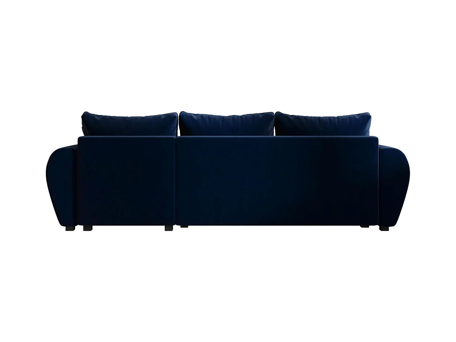 BEDANTE canapé d'angle MOLISA L Itaka 11 droite Dunkelblau avec fonction de couchage canapé en forme de L