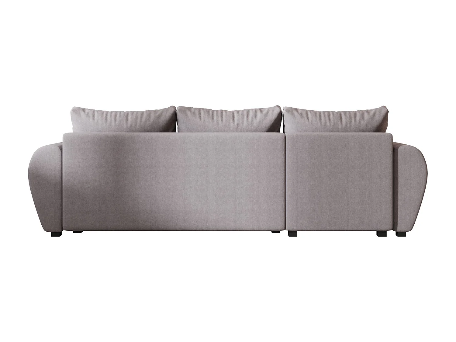 BEDANTE canapé d'angle MOLISA L Cosmic 160 gauche gris avec fonction de couchage canapé en forme de L