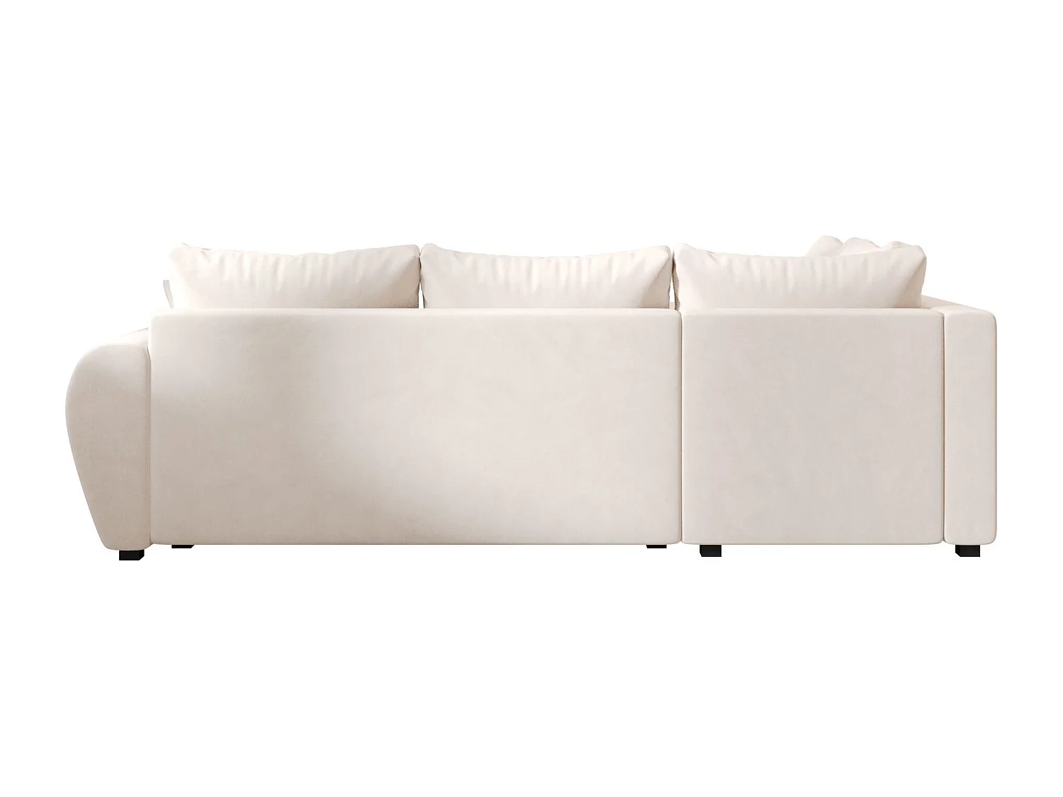 BEDANTE hoekbank MOLISA L PLUS Itaka 16 links beige met slaapfunctie L-vormige bank met opbergruimte woonkamerbank, slaapbank, opbergruimte