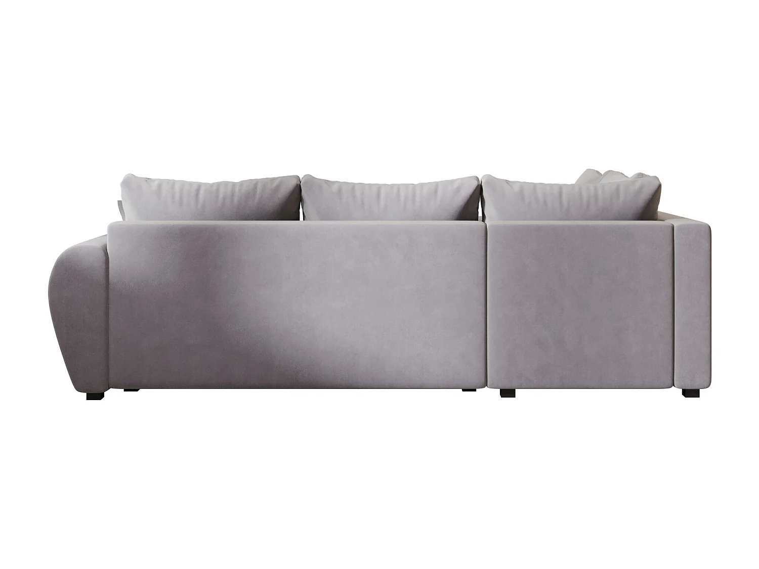 BEDANTE ECKSOFA MOLISA L PLUS Itaka 50 Links Grau mit Schlaffunktion L-Form Sofa mit Stauraum Bettkasten Wohnzimmersofa Couch Sofa Bettsofa Bettkasten Bettcouch