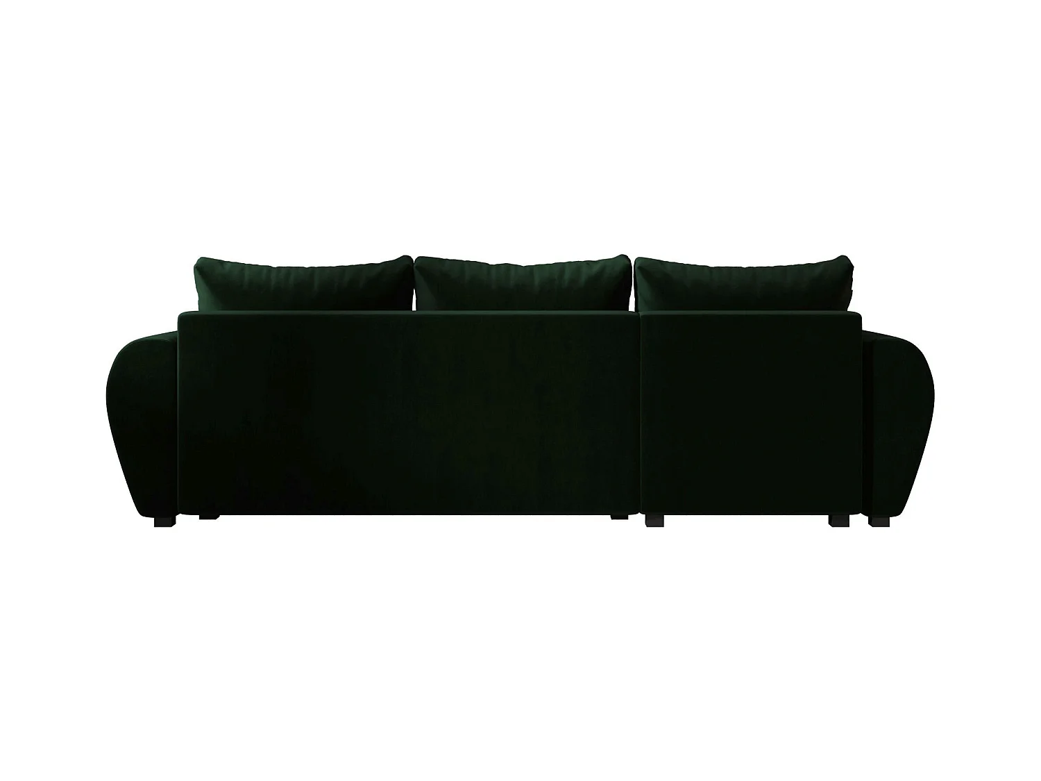 BEDANTE canapé d'angle MOLISA L Itaka 10 gauche Dunkelgrün avec fonction de couchage canapé en forme de L