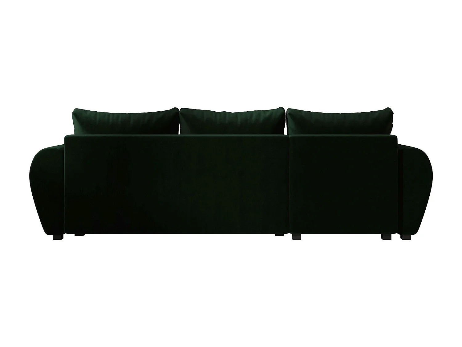 BEDANTE canapé d'angle MOLISA L Itaka 10 gauche Dunkelgrün avec fonction de couchage canapé en forme de L