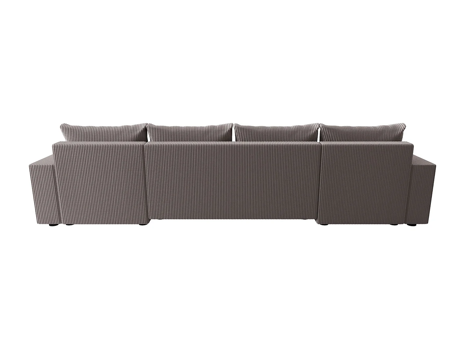 BEDANTE WOHNLANDSCHAFT HEWLET U BIS Zoom 19 Grau mit Schlaffunktion U-Form Sofa mit Stauraum Bettkasten Wohnzimmersofa Couch Sofa Bettsofa Bettkasten Bettcouch