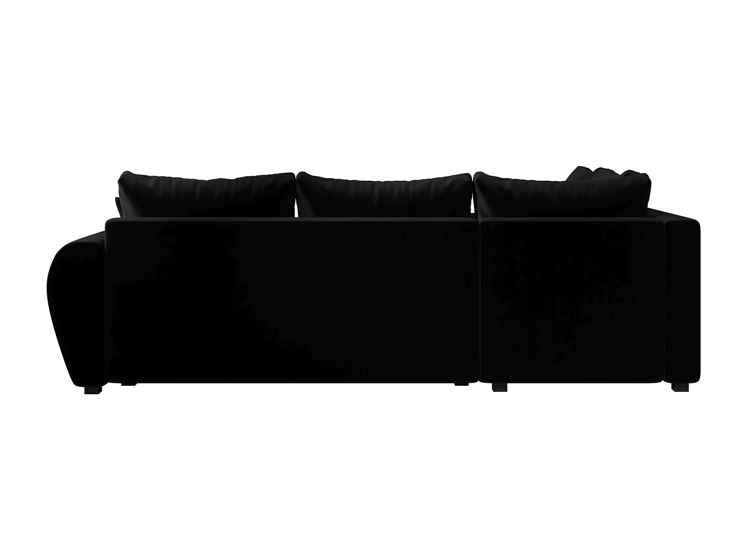 BEDANTE ECKSOFA MOLISA L PLUS Itaka 15 Links Schwarz mit Schlaffunktion L-Form Sofa mit Stauraum Bettkasten Wohnzimmersofa Couch Sofa Bettsofa Bettkasten Bettcouch