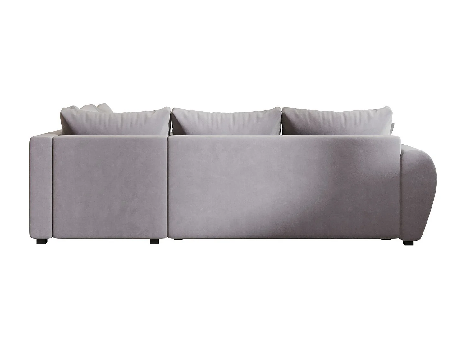 BEDANTE ECKSOFA MOLISA L PLUS Itaka 50 Rechts Grau mit Schlaffunktion L-Form Sofa mit Stauraum Bettkasten Wohnzimmersofa Couch Sofa Bettsofa Bettkasten Bettcouch