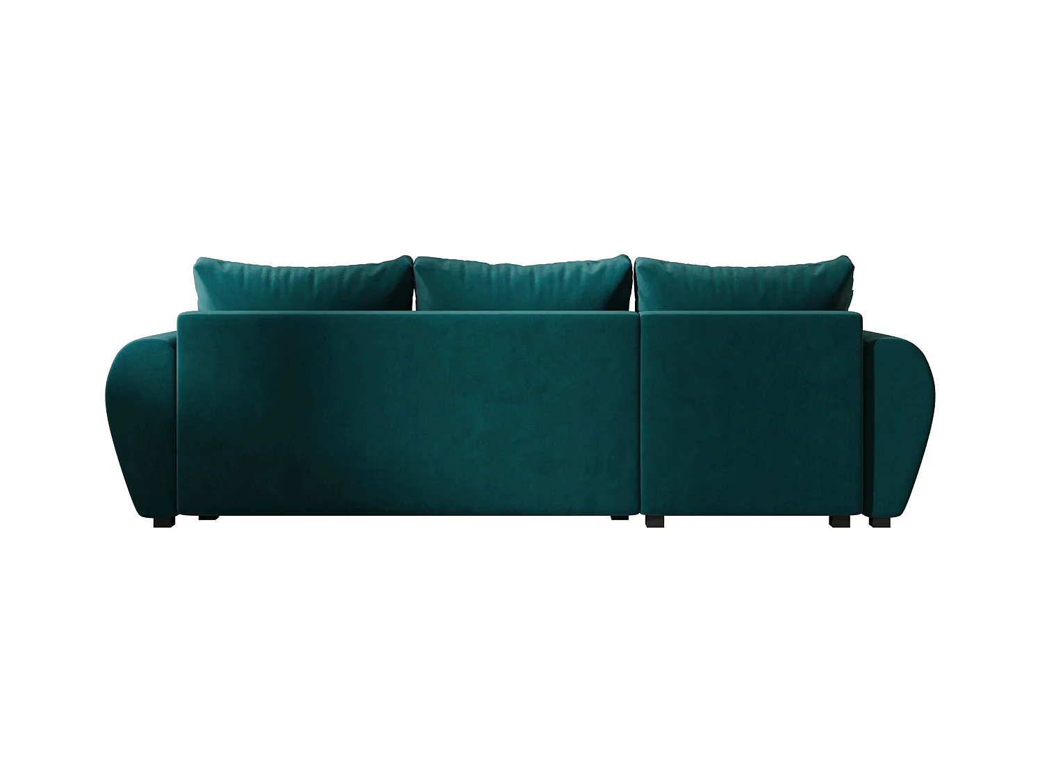 BEDANTE canapé d'angle MOLISA L Itaka 39 gauche Türkis avec fonction de couchage canapé en forme de L