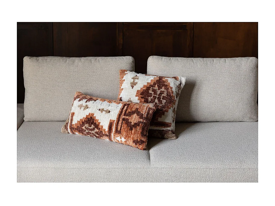 Coussin Dutchbone Maron 45x45 cm