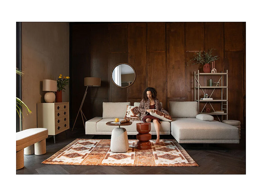 Coussin Dutchbone Maron 45x45 cm