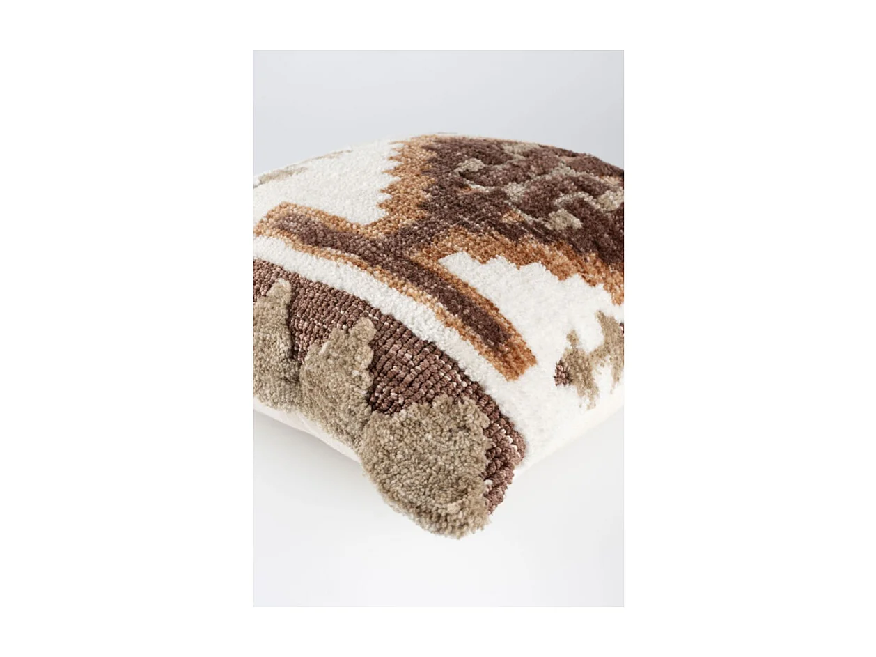 Coussin Dutchbone Maron 45x45 cm