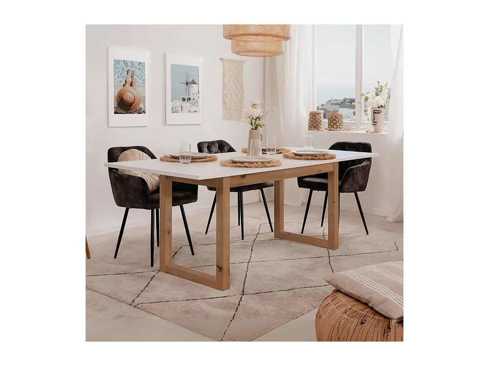 Table à manger extensible L160-200 cm - DENVER