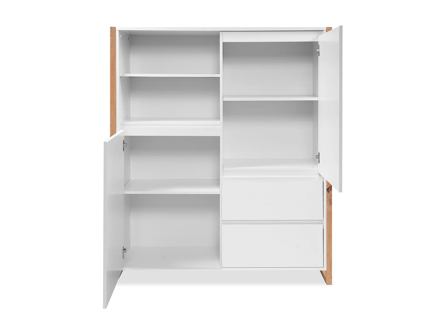 Buffet haut 2 portes 2 tiroirs L120 cm - DENVER