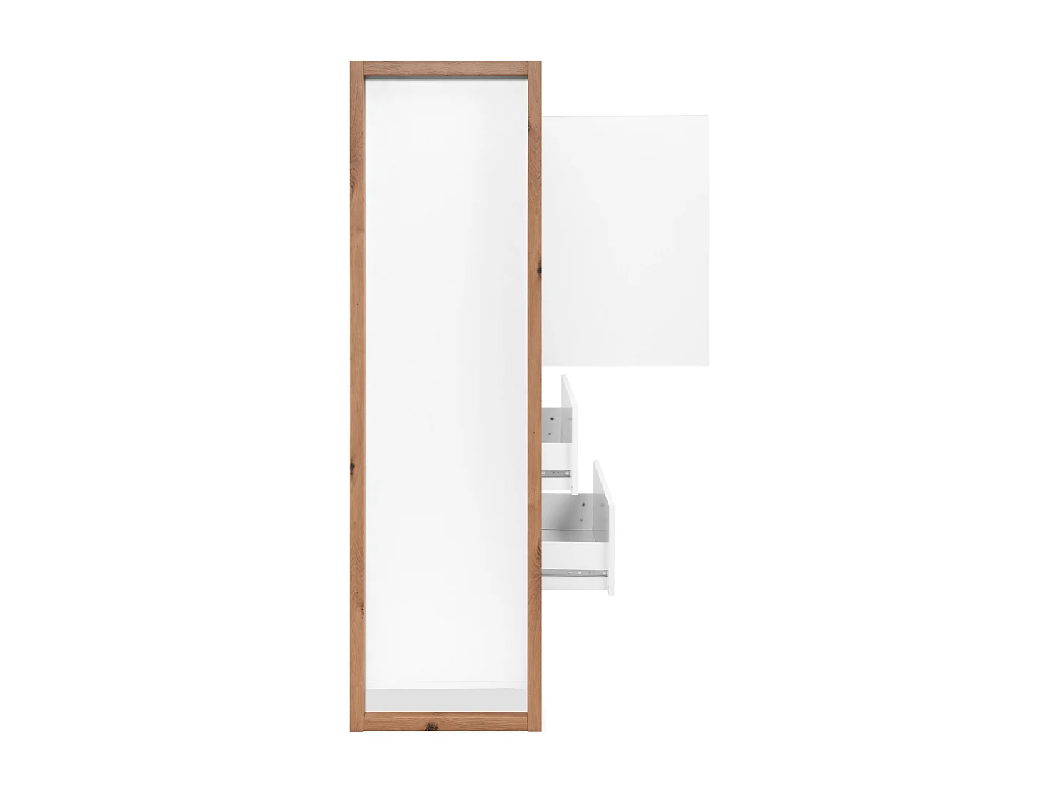 Buffet haut 2 portes 2 tiroirs L120 cm - DENVER