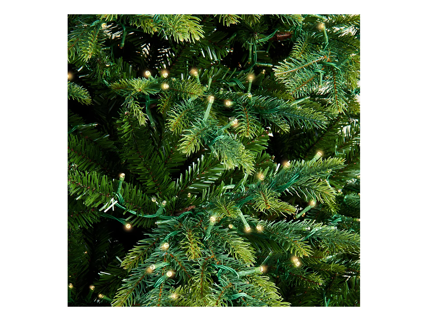 Weihnachtsbaum "Rugiada" mit LED-Beleuchtung in PE Real Touch Effekt + PVC höchster Qualität 150 cm