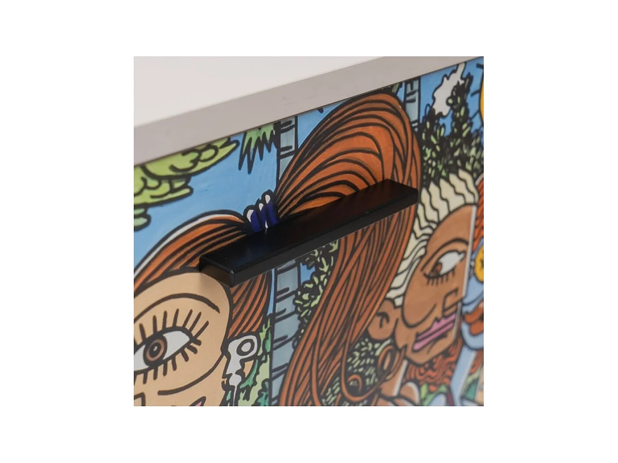 Scarpiera Move con 2 ante battenti art collection Mauro Bergonzoli 100x34x110H