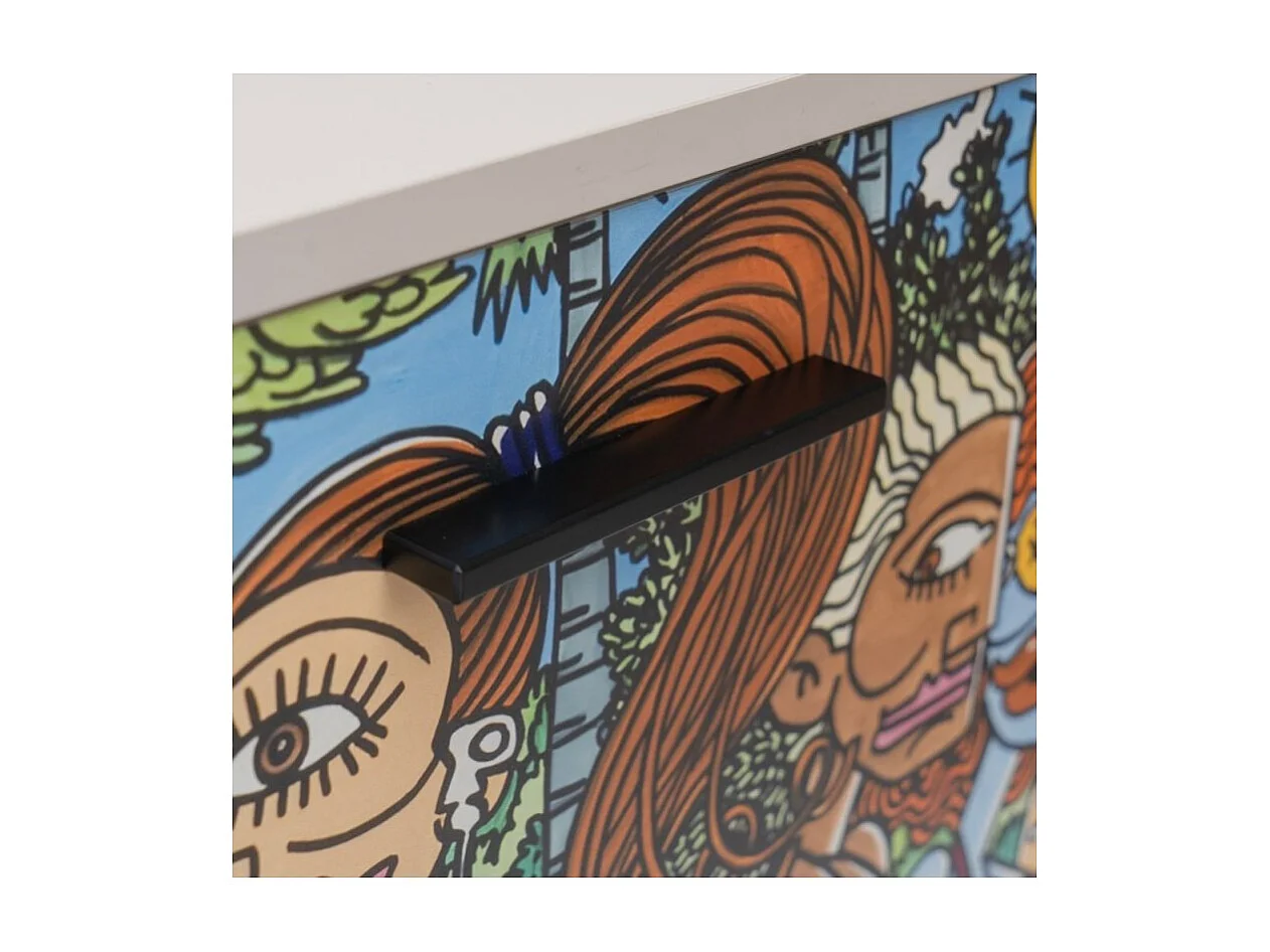 Scarpiera Move con 2 ante battenti art collection Mauro Bergonzoli 100x34x110H