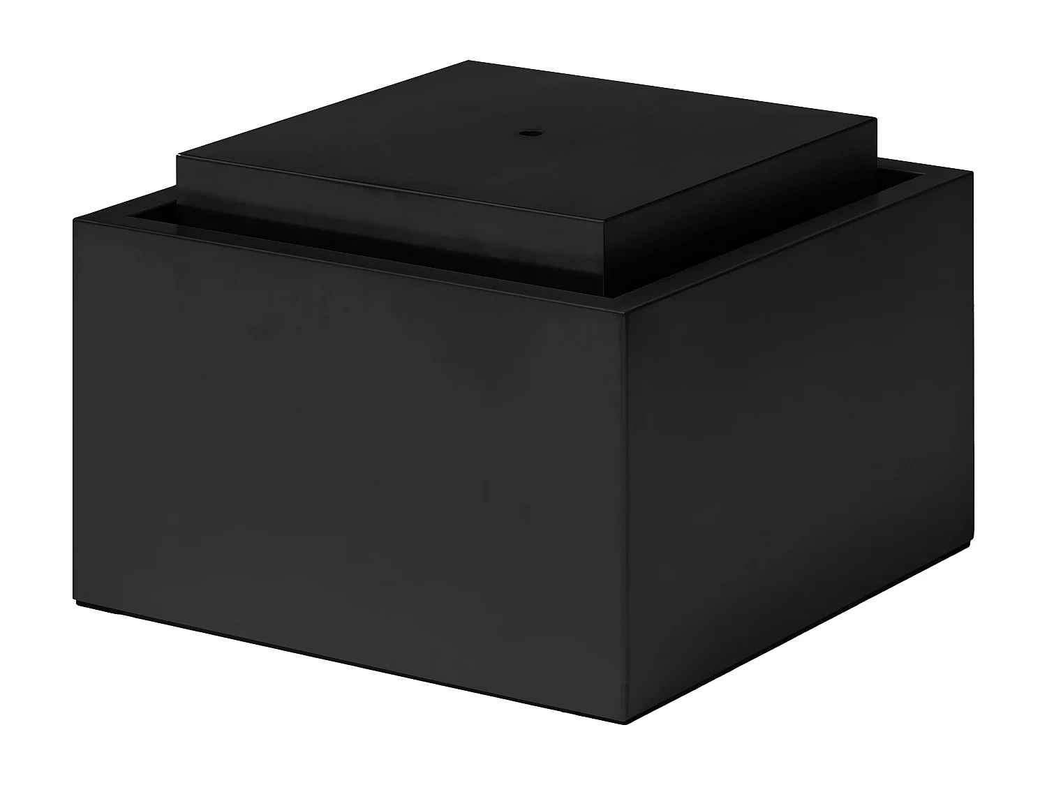 Fontaine d'extérieur en acier inoxydable - L. 50 x H.34 cm - Noir - TILAPIA