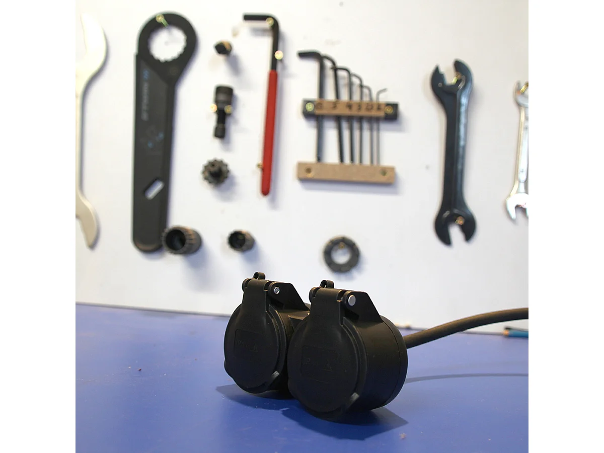 Chacon Prolongateur HO5RR-F 3 x1,5mm2- IP44 Dual-Head - 10m -