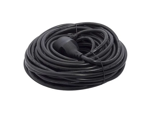 CHACON Prolongateur HO5VVF 3 x 1,5 mm2 20 m - Noir