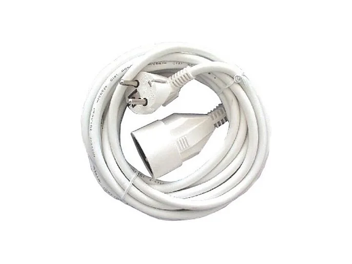 CHACON Prolongateur HO5VVF 3 x 1,5 mm2- 10 m - Blanc