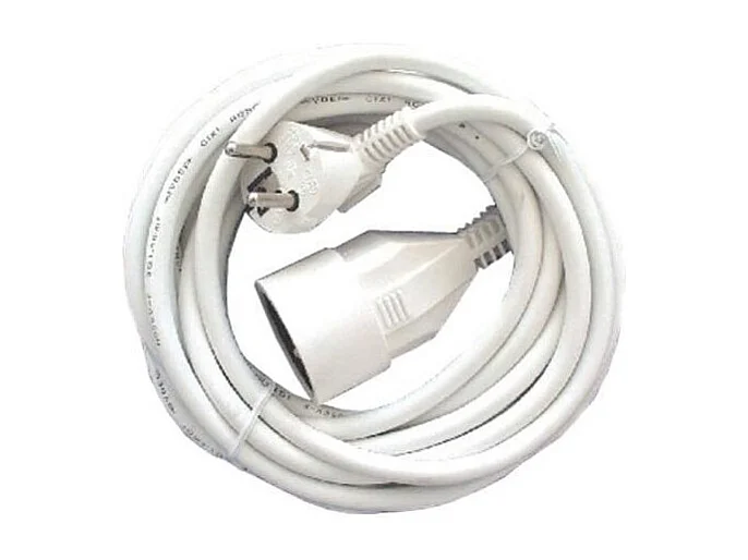 CHACON Prolongateur HO5VVF 3 x 1,5 mm2- 10 m - Blanc