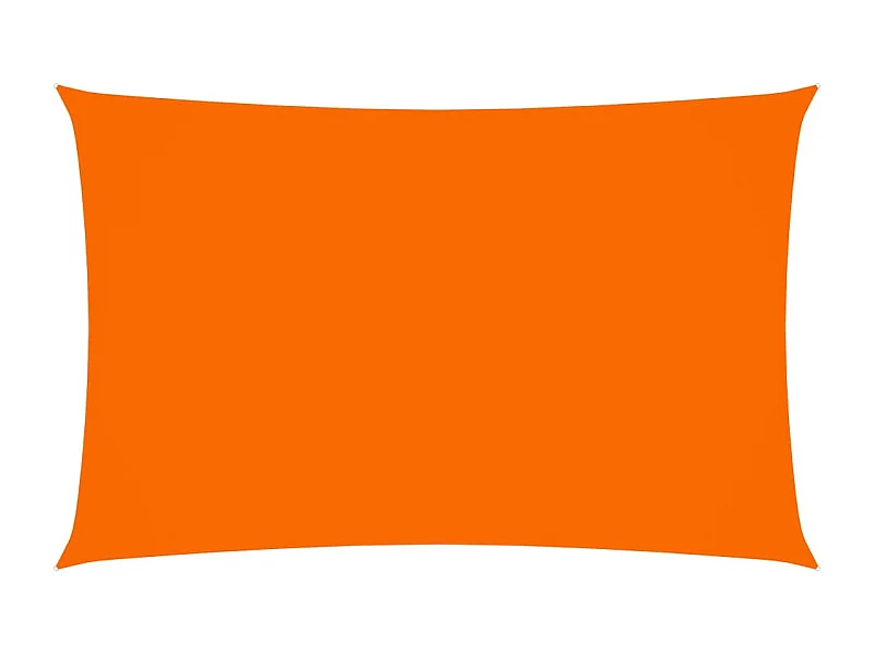 Voile de parasol Tissu Oxford rectangulaire 3x6 m Orange