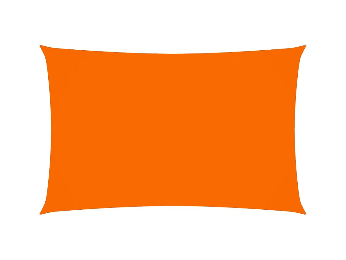 Voile de parasol Tissu Oxford rectangulaire 3x6 m Orange