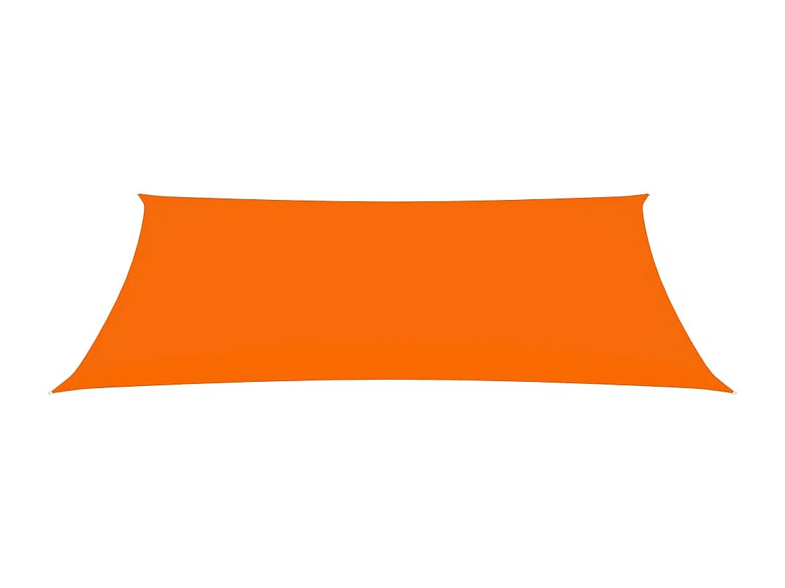 Voile de parasol Tissu Oxford rectangulaire 3x6 m Orange