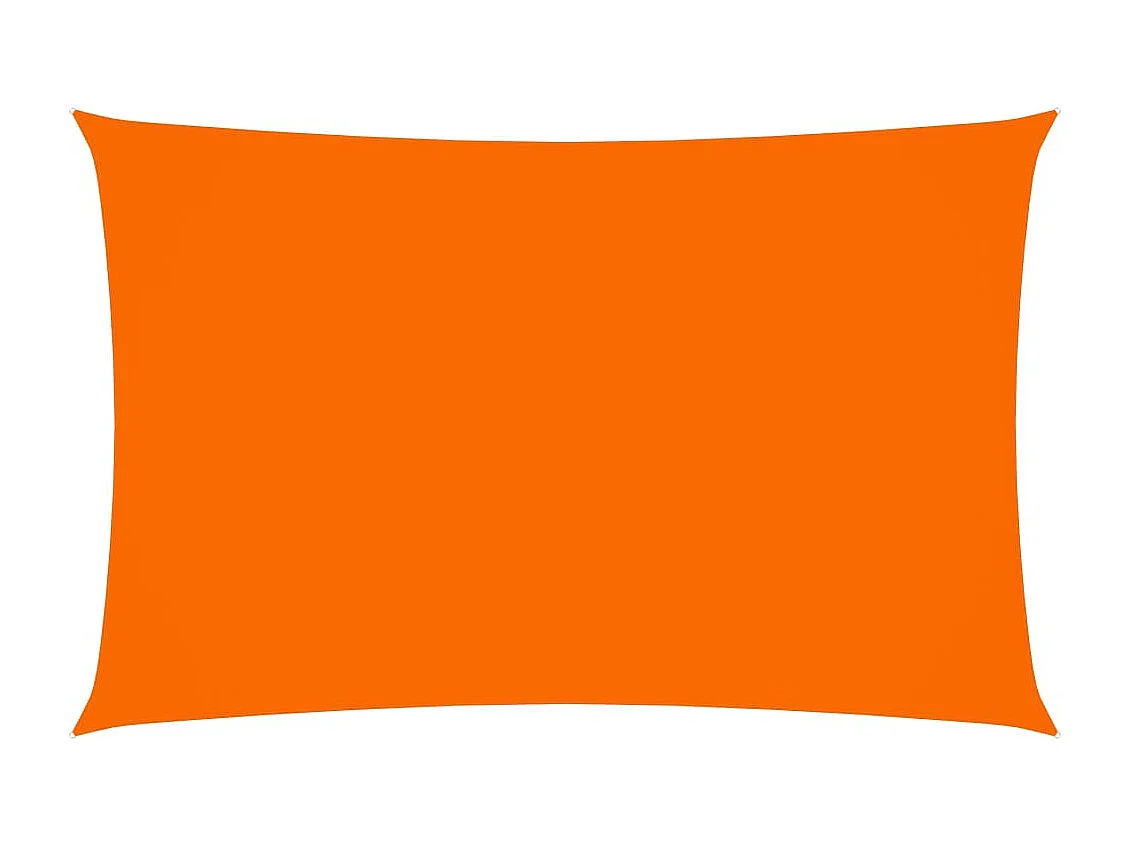 Voile de parasol Tissu Oxford rectangulaire 3x6 m Orange