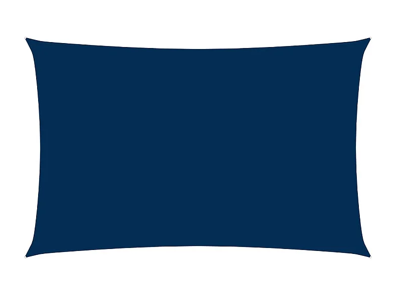 Voile de parasol Tissu Oxford rectangulaire 3x6 m Bleu