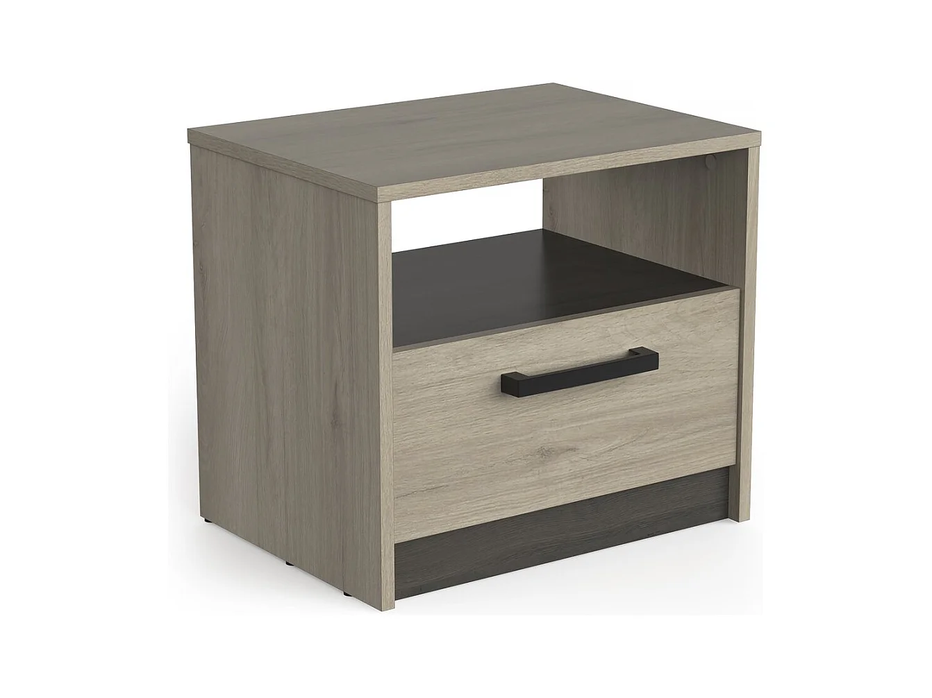 Mesa de cabeceira "Watson" em carvalho kronberg - Marrom