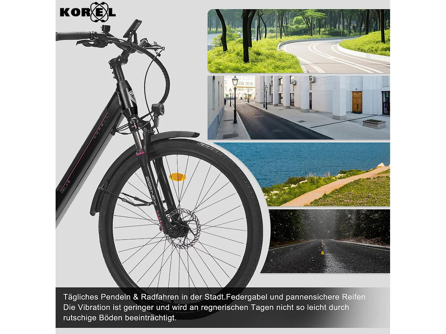 Oryxearth Elektrofahrrad in Königsblau – Urban/Pedelec – Leicht, leistungsstark und ultrapraktisch