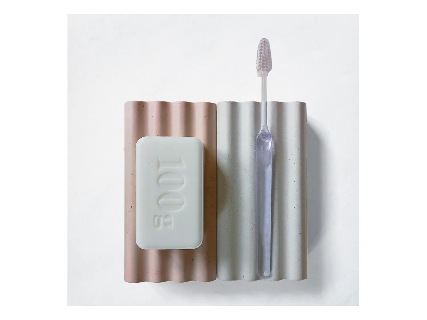 Habitat - Porte-savon en béton - Design by Label Famille pour Designerbox - Socles