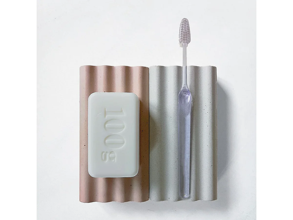 Porte-savon en béton - Design by Label Famille pour Designerbox