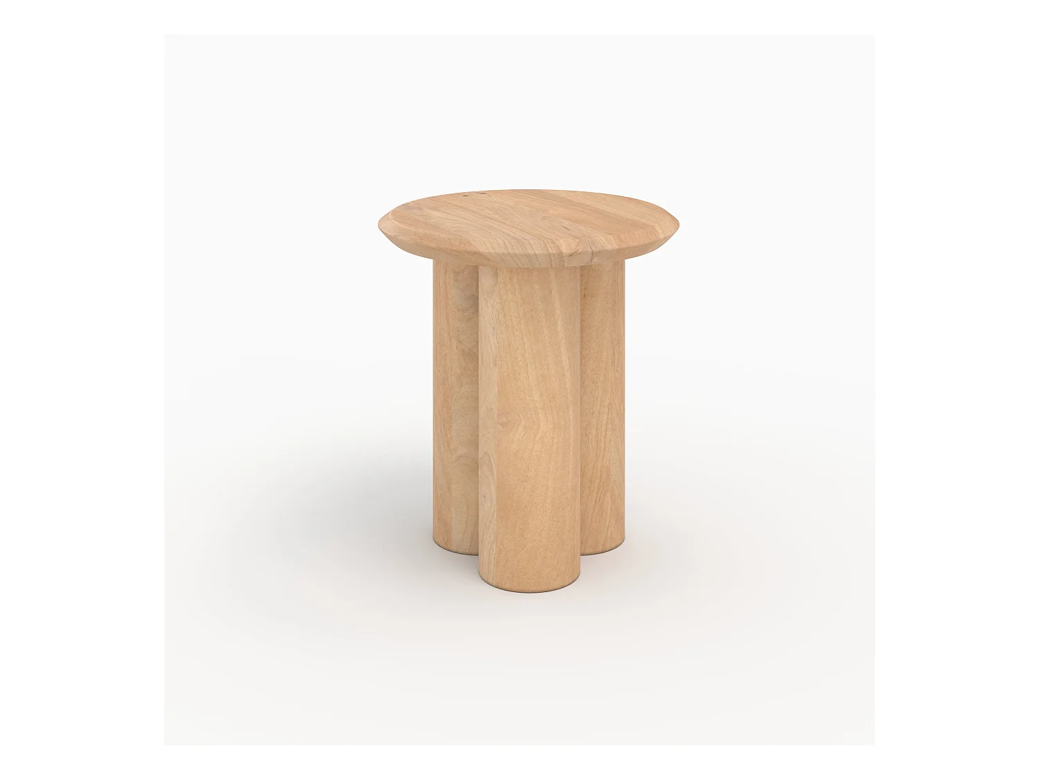 Table d'appoint en bois de manguier D40 cm - Sacha
