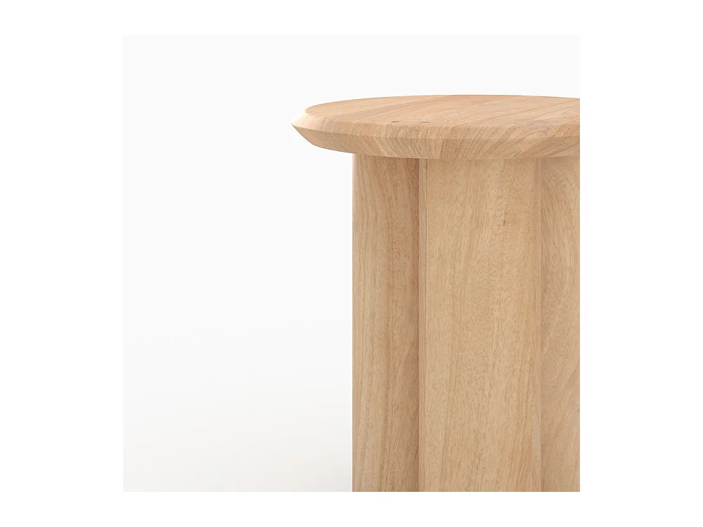 Table d'appoint en bois de manguier D40 cm - Sacha
