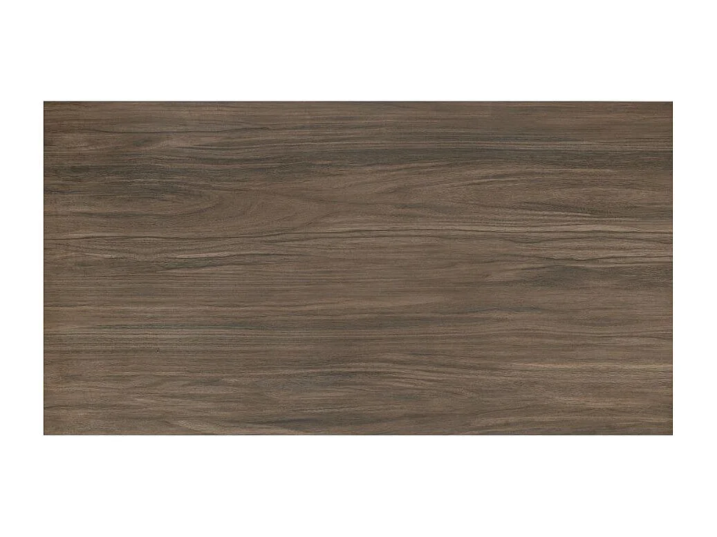 Table design extensible avec plateau aspect noyer 180-240 cm LIZZY