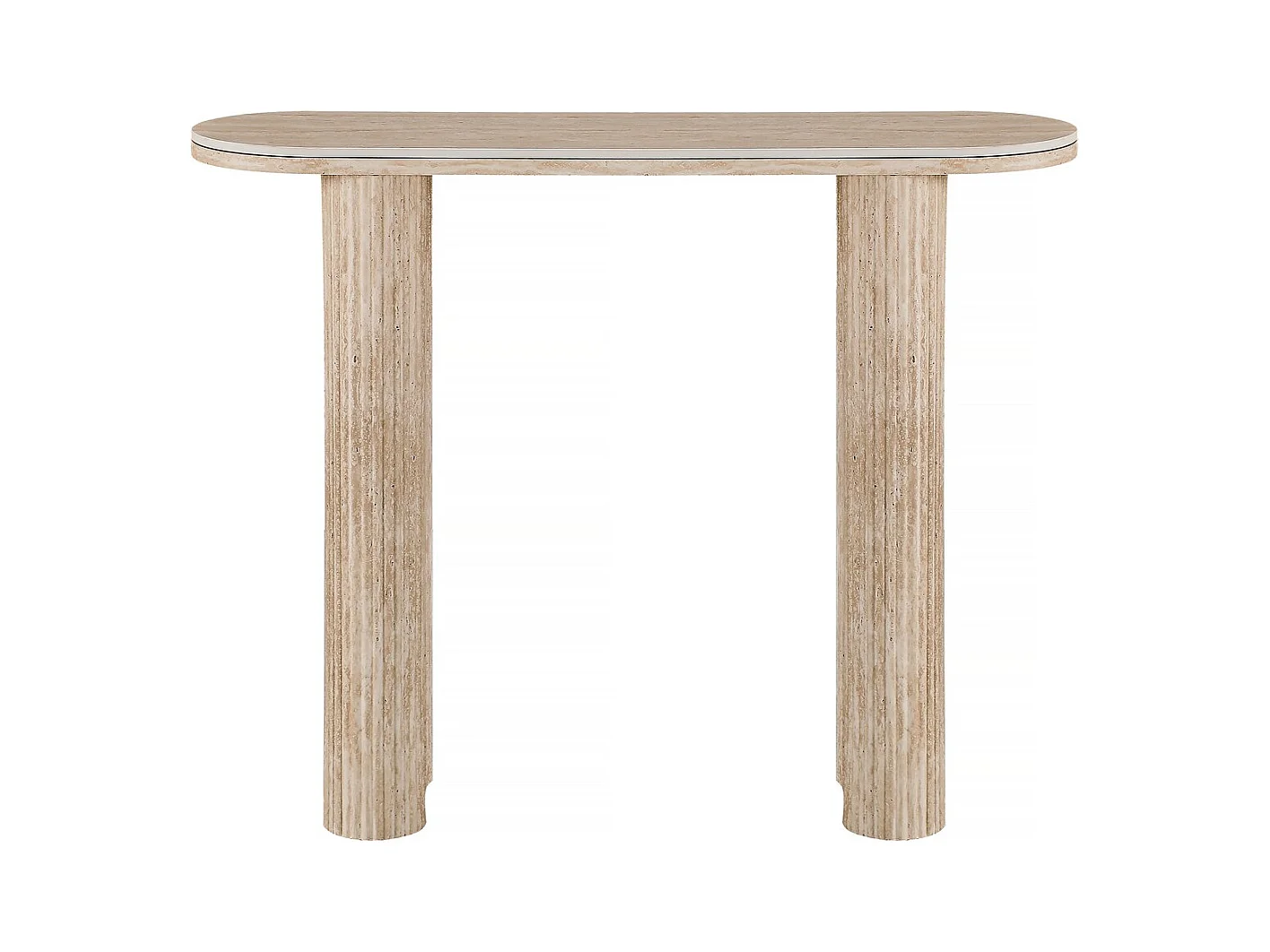 Keramische console "Alba" Bruin 100 x 30 x 80 cm