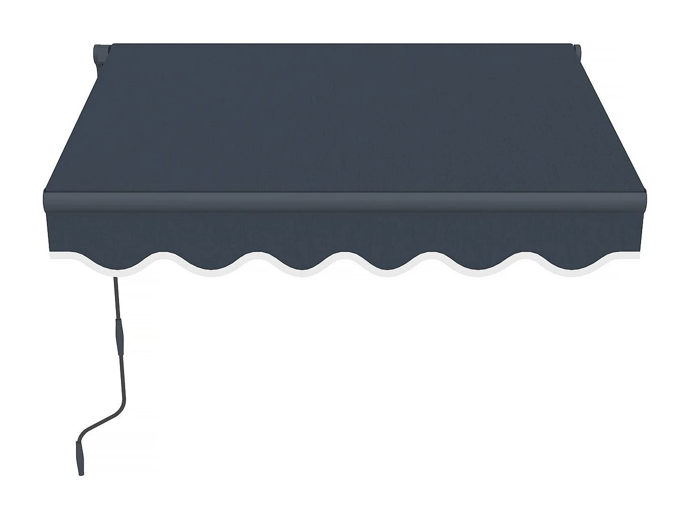 Toldo de aluminio <<Ombra 1>> - 160 x 120 cm - Gris