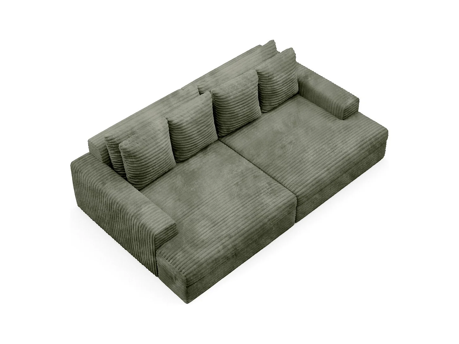 Sofa CALDO TILIA mit hohem Komfort Farbe: TILIA 37