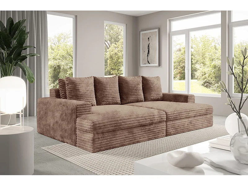 Sofa CALDO TILIA mit hohem Komfort Farbe: TILIA 17