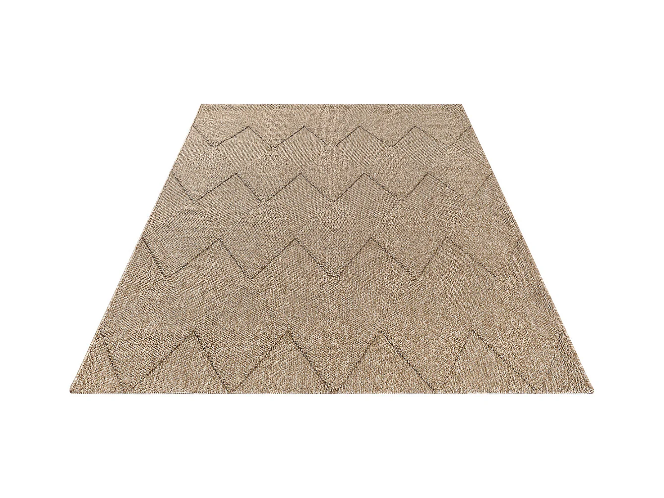 Dywan Kos nowoczesny zewnętrzny rombów, Natura, 160 x 220 cm