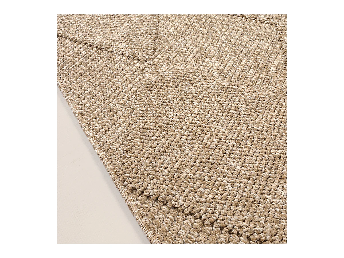 Dywan Kos nowoczesny zewnętrzny rombów, Natura, 160 x 220 cm