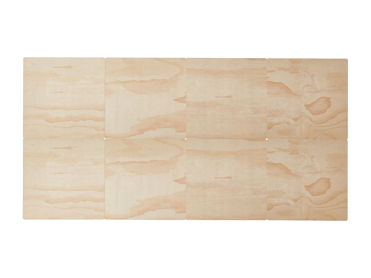 Tablero de Cama Doble Tamaño Twin SucceBuy, 180 x 90 x 1 cm, Lote de 8, Somieres Plegables con Conexión, para Casa, Hotel, Dormitorio y Apartamento