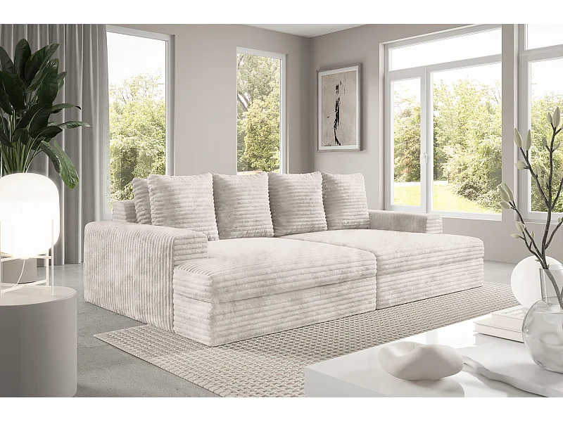 Sofa CALDO TILIA mit hohem Komfort Farbe: TILIA 1